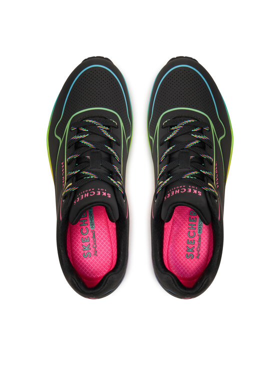 Skechers Skechers Αθλητικά Uno Pop Of Sunshine 155148/BKMT Μαύρο