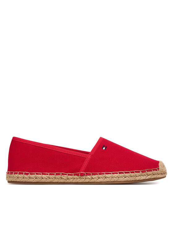 Tommy Hilfiger Tommy Hilfiger Espadrile Flag Canvas Espadrille FW0FW08541 Rdeča