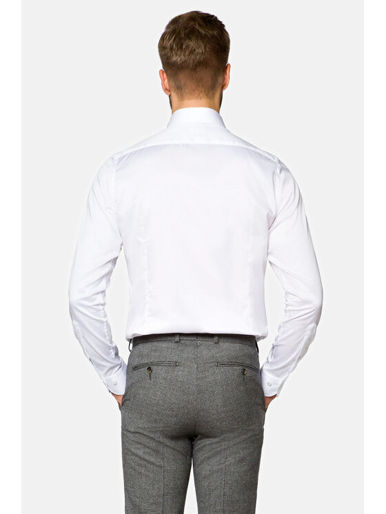 Lancerto Lancerto Koszula Giovani KO051220000071 Biały Slim Fit