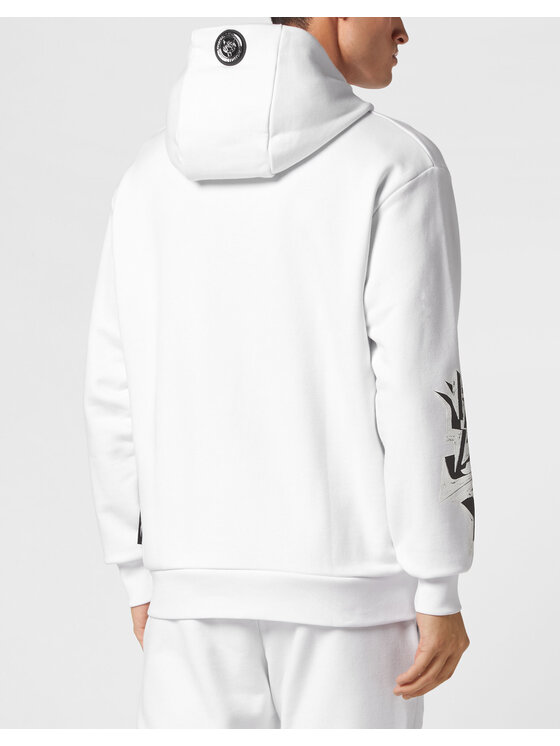 Plein Sport Plein Sport Bluza 789 Biały Regular Fit