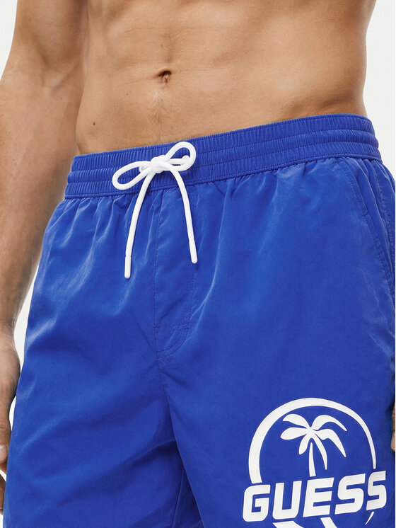Guess Guess Pantaloni scurți pentru înot F6GT01 WN162 Albastru Regular Fit