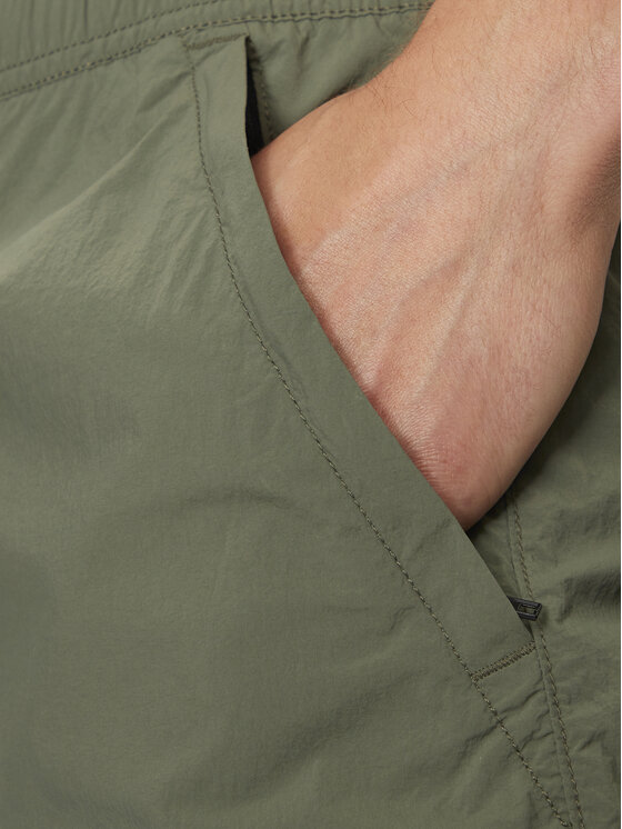 Gap Gap Bavlnené nohavice 487058-01 Zelená Relaxed Fit