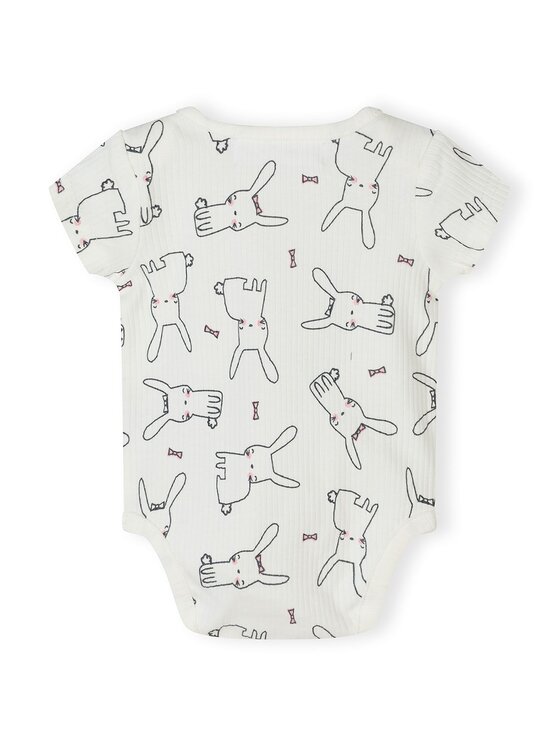 minoti minoti Body 28BABYRIB4 Różowy Regular Fit