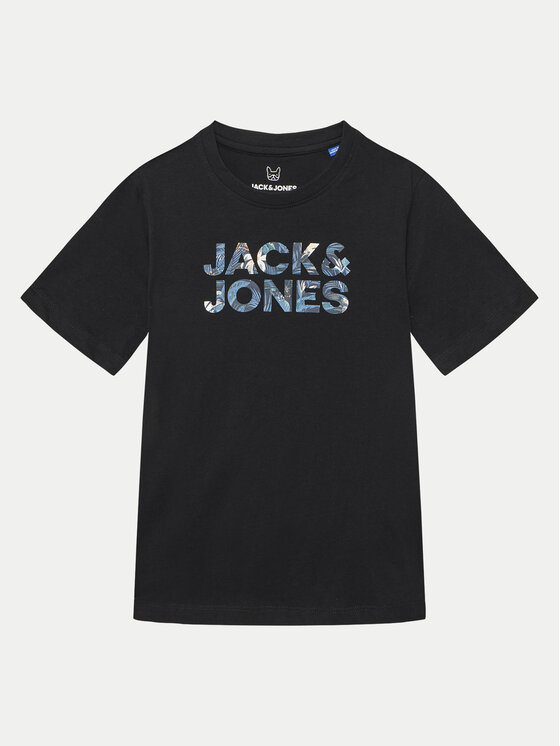 Jack&Jones Junior T-krekls 12268854 Melns Regular Fit