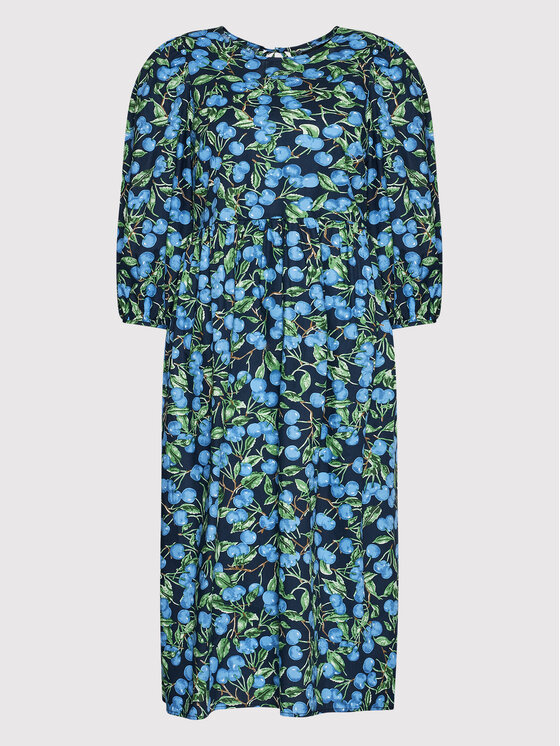 Pieces Pieces Sukienka codzienna Jessi 17127537 Granatowy Regular Fit