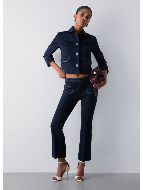 Liu Jo Liu Jo Pantalone da abito WA6117J918993924 Azzurro chiaro Regular Fit
