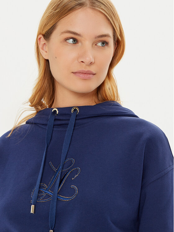 Luisa Spagnoli Luisa Spagnoli Felpa Lievi 541457 Blu scuro Regular Fit