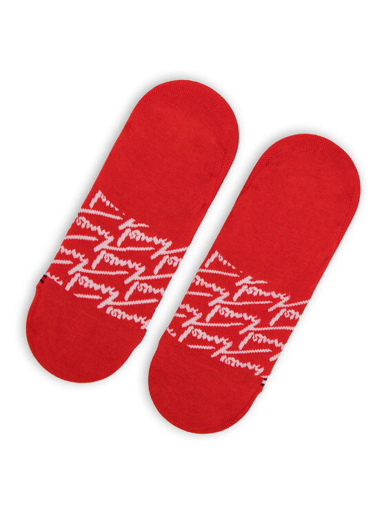 Tommy Hilfiger Tommy Hilfiger Sada 2 párů pánských ponožek 391009001 Červená