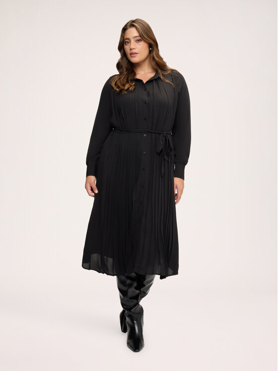 Fiorella Rubino Fiorella Rubino Sukienka codzienna 7093L001290N033 Czarny Regular Fit