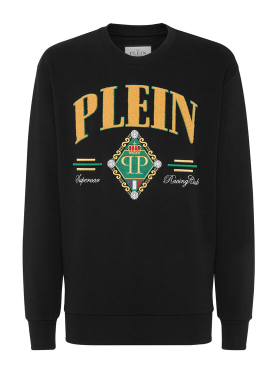PHILIPP PLEIN PHILIPP PLEIN Bluza 24685 Czarny Regular Fit