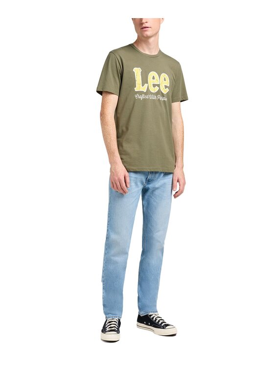 Lee Lee Jeansy 112350163 Niebieski Regular Fit