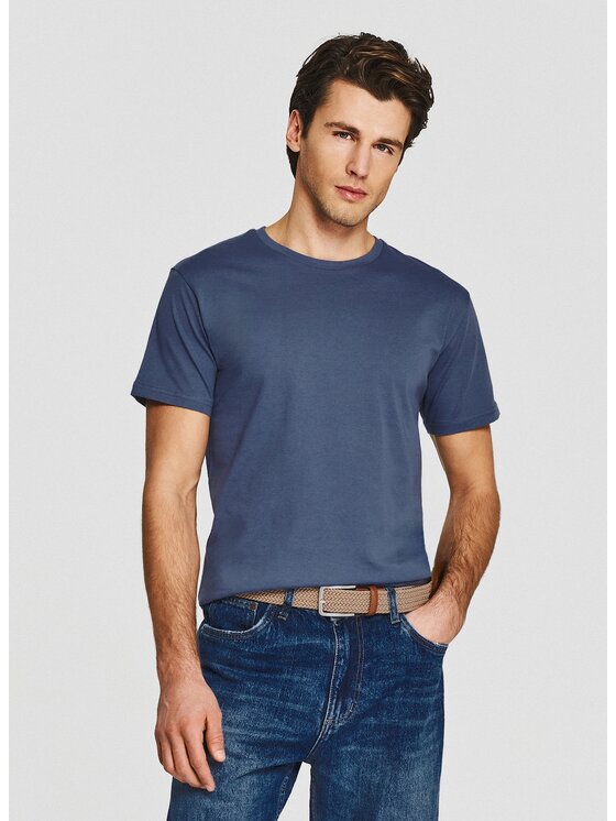 Pako Lorente Pako Lorente T-Shirt P26SF-TT-002 Niebieski Regular Fit