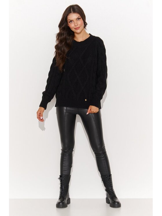Numinou Numinou Sweter NU_S93 Czarny Regular Fit