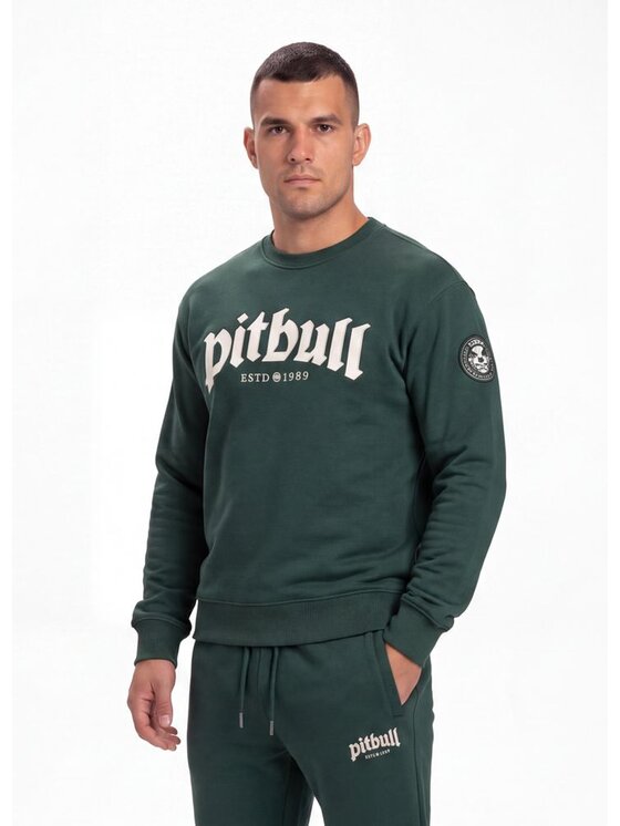 PITBULL PITBULL Bluza TAYLOR Zielony Regular Fit
