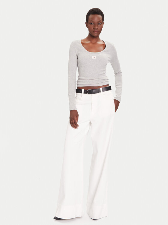 Calvin Klein Jeans Calvin Klein Jeans Bluza LV047D218G Siva Slim Fit