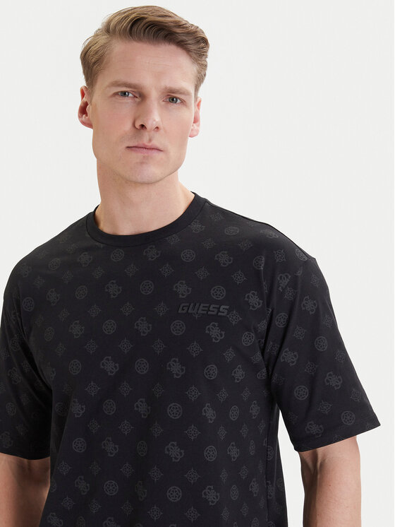 Guess Guess Póló Z6GI07 K2852 Fekete Relaxed Fit