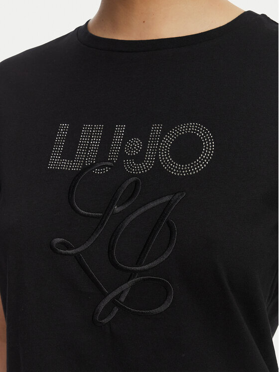 Liu Jo Liu Jo Тишърт WA6238 JS923 Черен Regular Fit