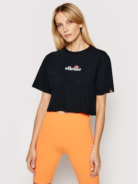 Ellesse T-krekls Fireball SGB06838 Melns Loose Fit