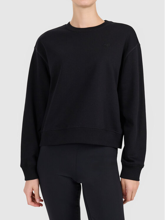 4F 4F Bluza 4FWMM00TSWSF2534 Czarny Active Fit