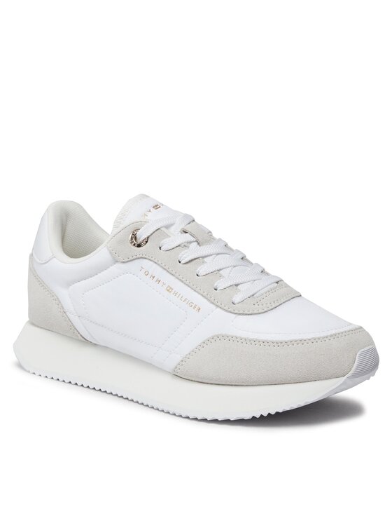 Tommy Hilfiger Sneakers Essential Runner FW0FW07681 Weiß Modivo.at
