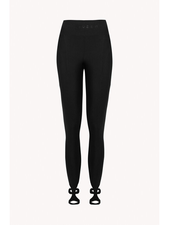 Epuzer Epuzer Legginsy Cut out Czarny Slim Leg