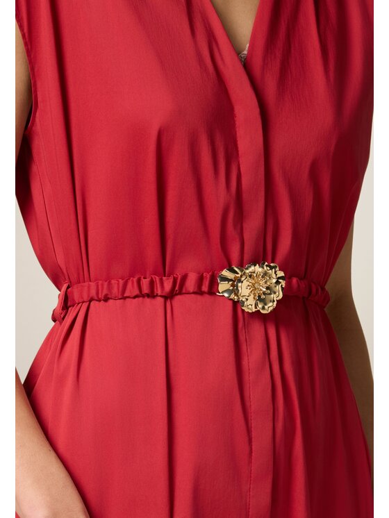 Oltre Oltre Vestito da giorno 7322R104827N026 Rosso A-Line Fit