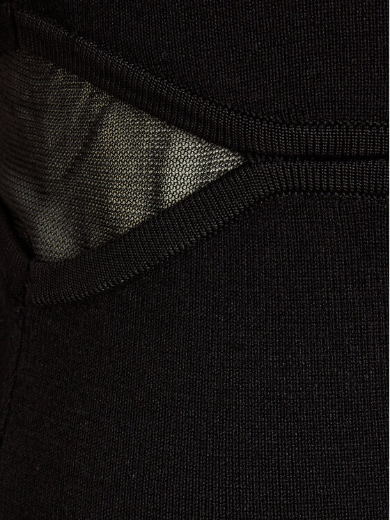 DKNY DKNY Džemper haljina P4AUAN33 Crna Slim Fit
