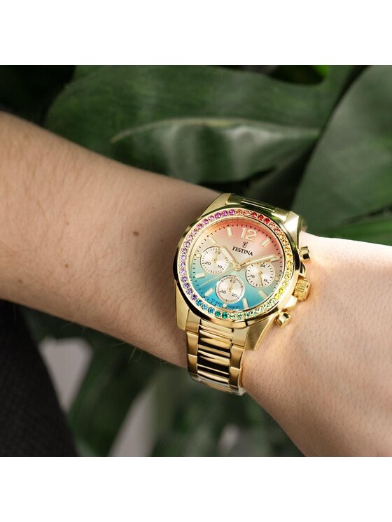 Festina Festina Hodinky F20609-5 Zlatá