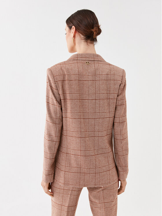 TWINSET TWINSET Suknjič 232TP2751 Rjava Regular Fit