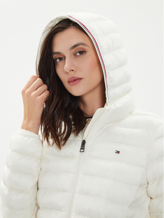 Tommy Hilfiger Tommy Hilfiger Μπουφάν μεταβατικό WW0WW38927 Λευκό Regular Fit