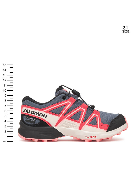 Salomon Salomon Laufschuhe Speedcross Waterproof L47856600 Grau