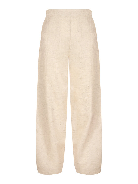 Feba Feba Pantaloni di tessuto F250 Beige Comfort Fit