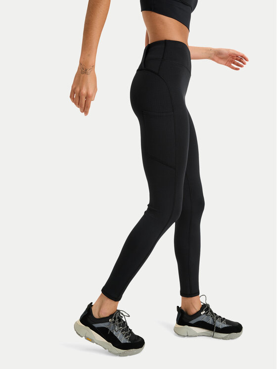 Roxy Roxy Leggings Waves Of Warmth ERJNP03671 Fekete Slim Fit