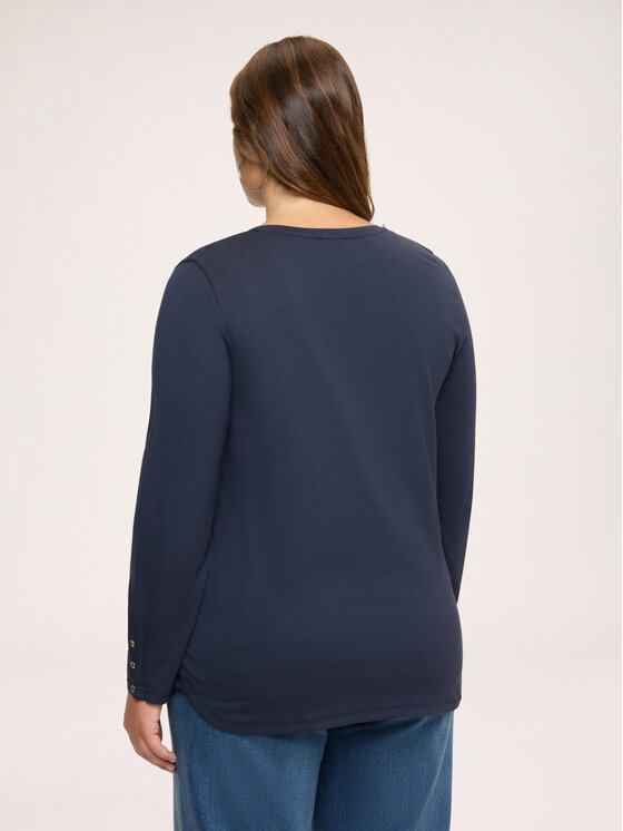 Fiorella Rubino Fiorella Rubino T-Shirt G0CSL009263N034 Niebieski Regular Fit