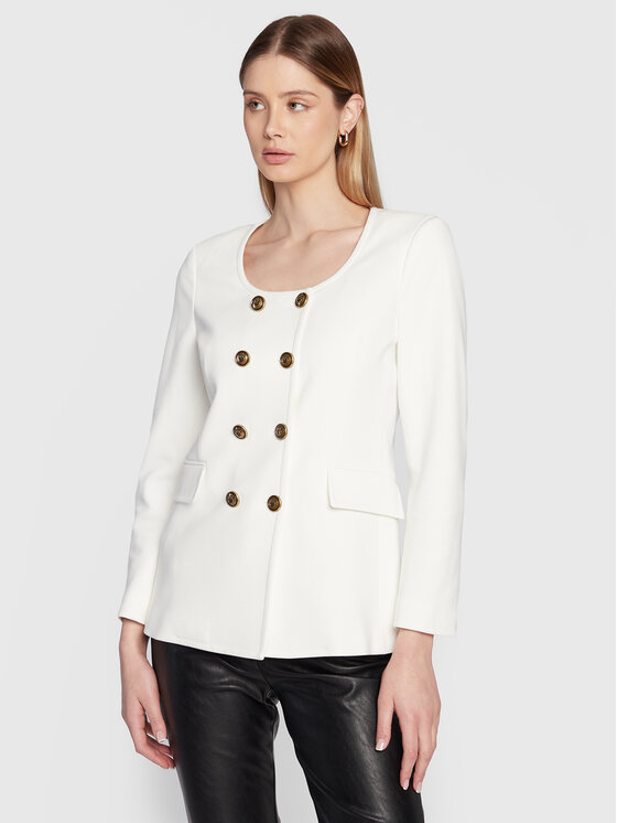 PINKO Pinko Сако Eugenia 1G1890 1739 Бял Regular Fit