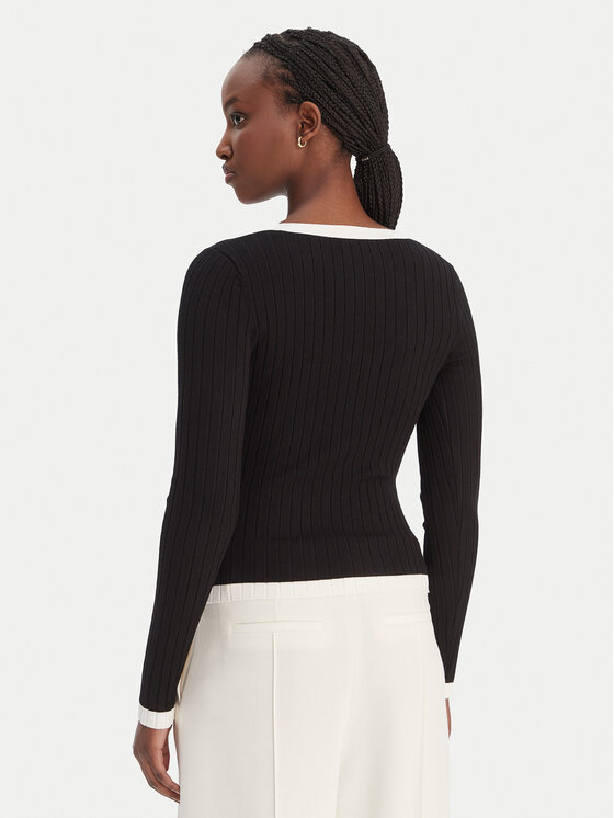 Guess Guess Džemperis W6RR26 Z3HP2 Melns Classic Fit