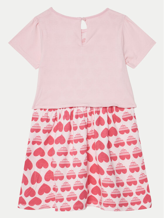 Guess Guess Haljina za svaki dan K5RK09 K6YW4 Ružičasta Regular Fit
