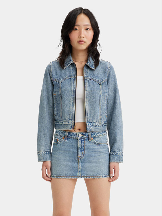 Levi's® Levi's® Džinsinė striukė A6048-0002 Mėlyna Regular Fit