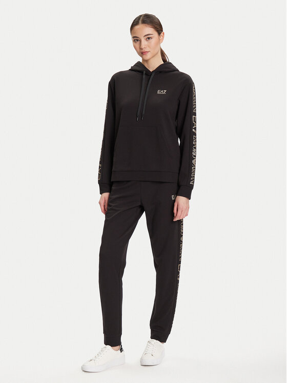 EA7 Emporio Armani EA7 Emporio Armani Tepláková souprava 7W000789 AF18880 MC004 Černá Regular Fit