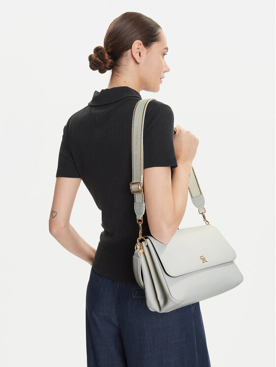 Tommy Hilfiger Tommy Hilfiger Kabelka Th Joy Shoulder Bag AW0AW16815 Biela