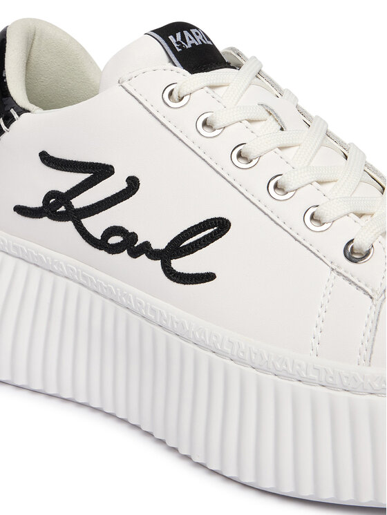 KARL LAGERFELD KARL LAGERFELD Sneakersy Kreeper Lo KL42372C Bílá