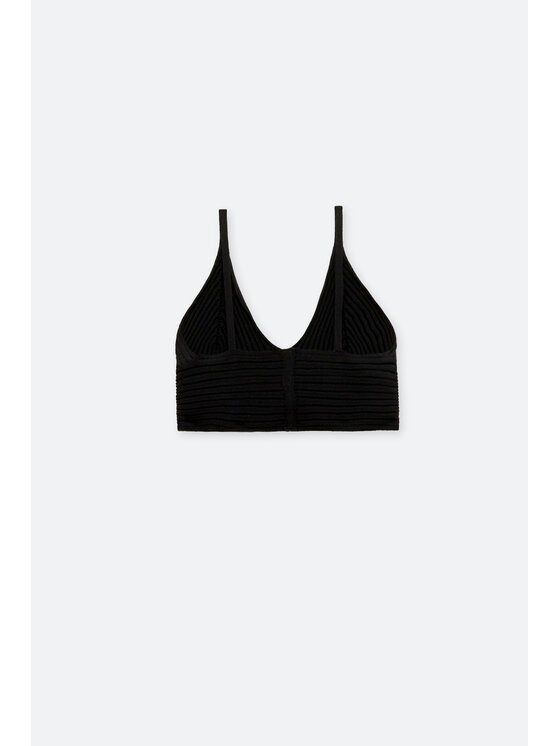 Simple Simple Top TPD002 Crna Slim Fit