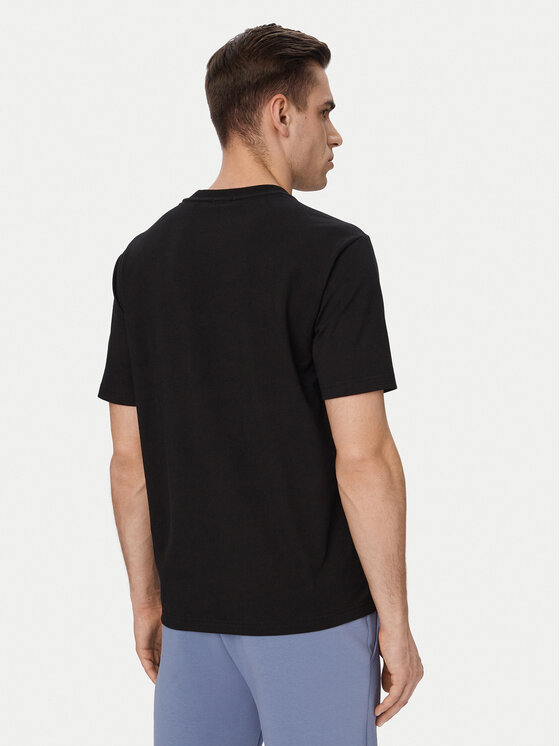 BOSS BOSS T-Shirt Ts Globe Logopattern 50559363 Černá Regular Fit