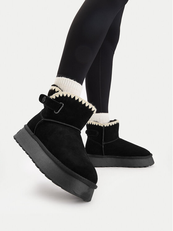Badura Badura Μπότες Χιονιού EO-ANGELA-TS6296-01 Μαύρο