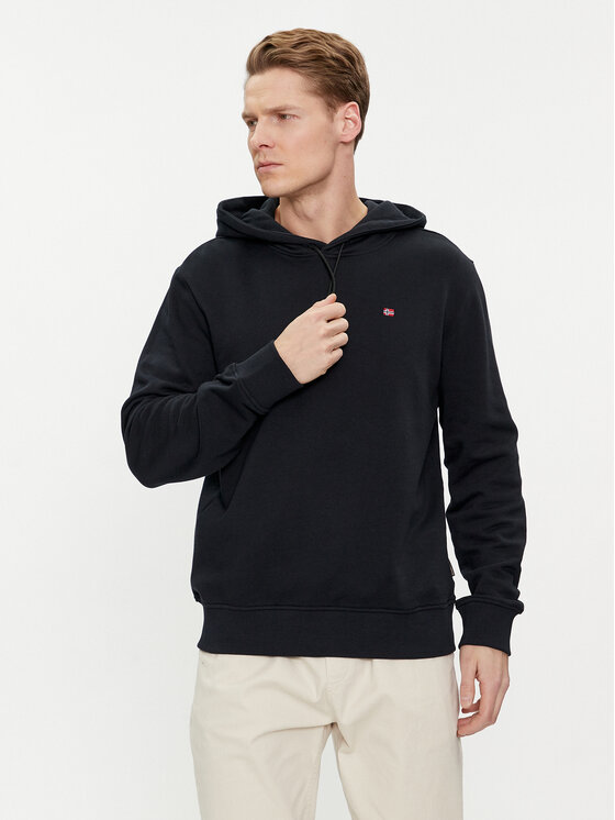 Napapijri Bluză Balis NP0A4H8A Negru Regular Fit