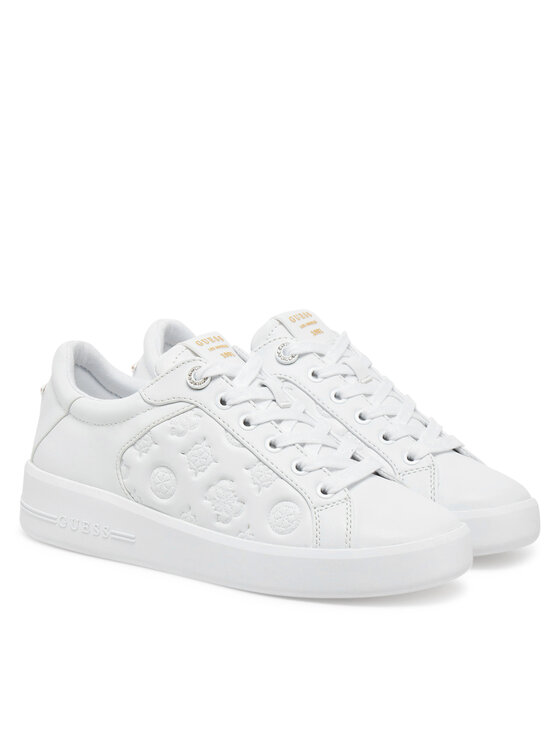Guess Guess Sneakersy FLJRON FAL12 Biela