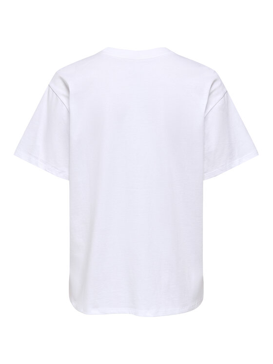 ONLY ONLY Tricou Celine 15374989 Alb Regular Fit