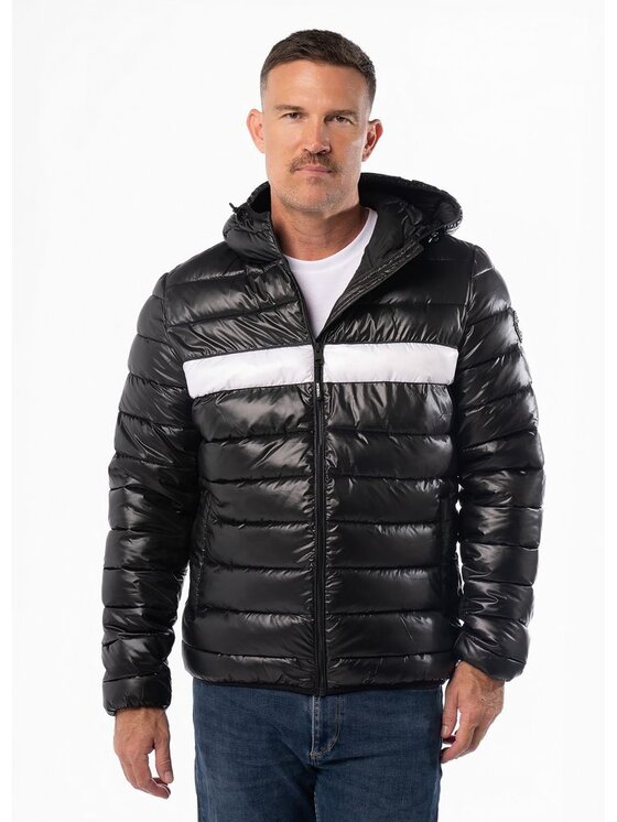 PITBULL PITBULL Kurtka zimowa SHATTO Czarny Regular Fit