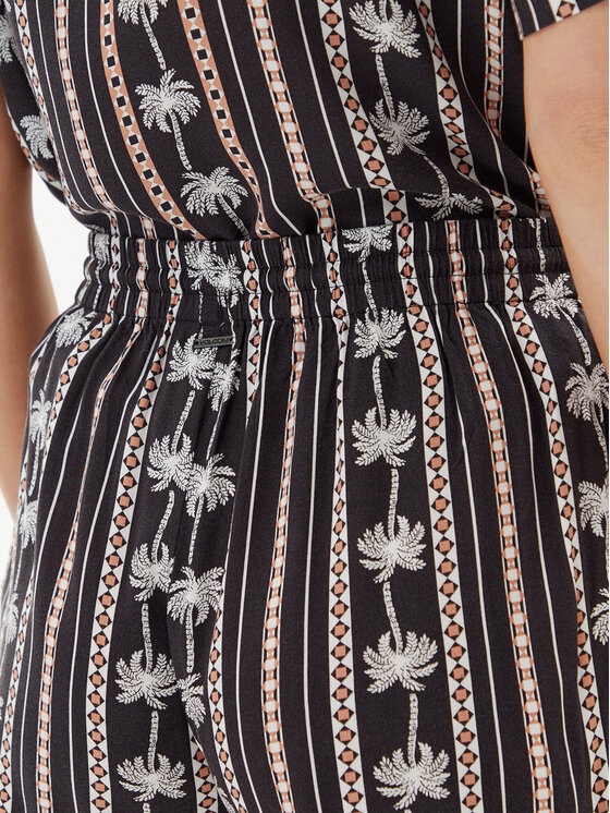 Volcom Volcom Шорти от плат Sunny Daze B0912410 Черен Relaxed Fit