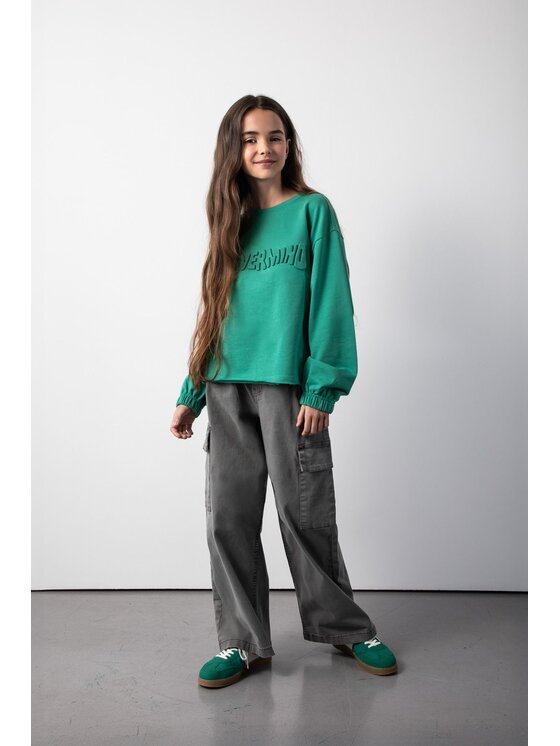 Coccodrillo Coccodrillo Kalhoty z materiálu ZC5119101RGJ-019 Šedá Regular Fit